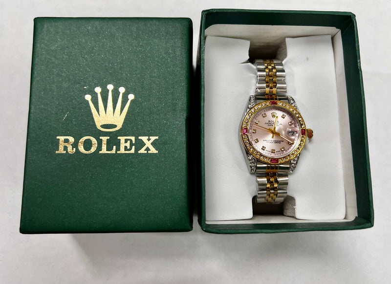 Reloj Estilo Rolex Dama