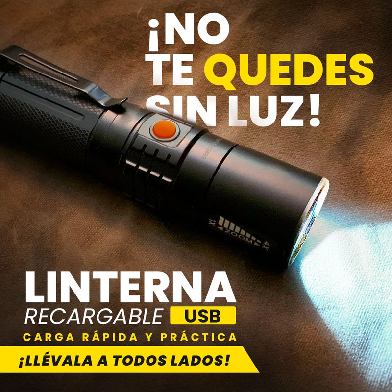 LINTERNA USB X3UND