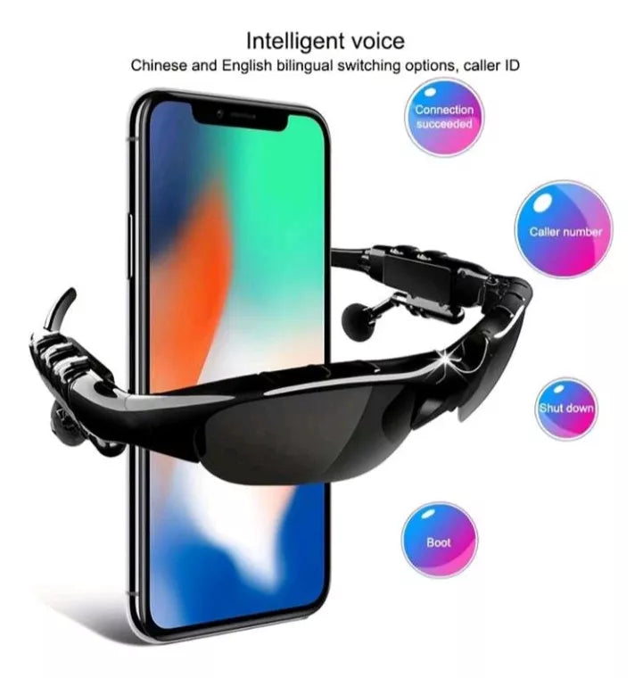 Gafas de Sol con Audífonos y Bluetooth