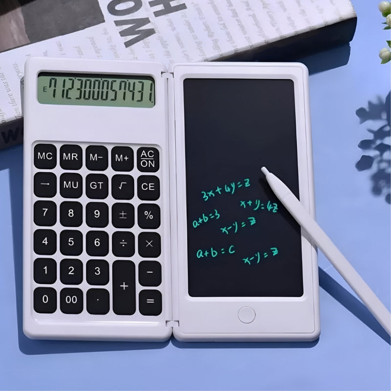 Calculadora portatil con tablero