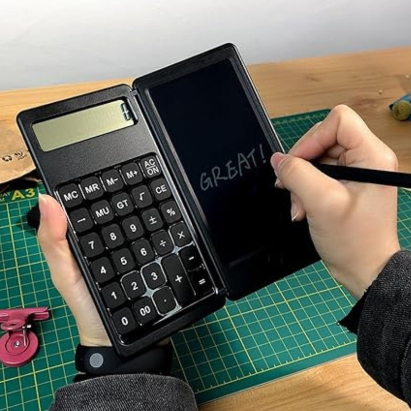 Calculadora portatil con tablero